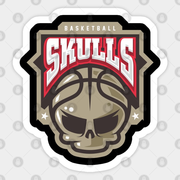 SKULLS Sticker by TEENIE DESIGN
